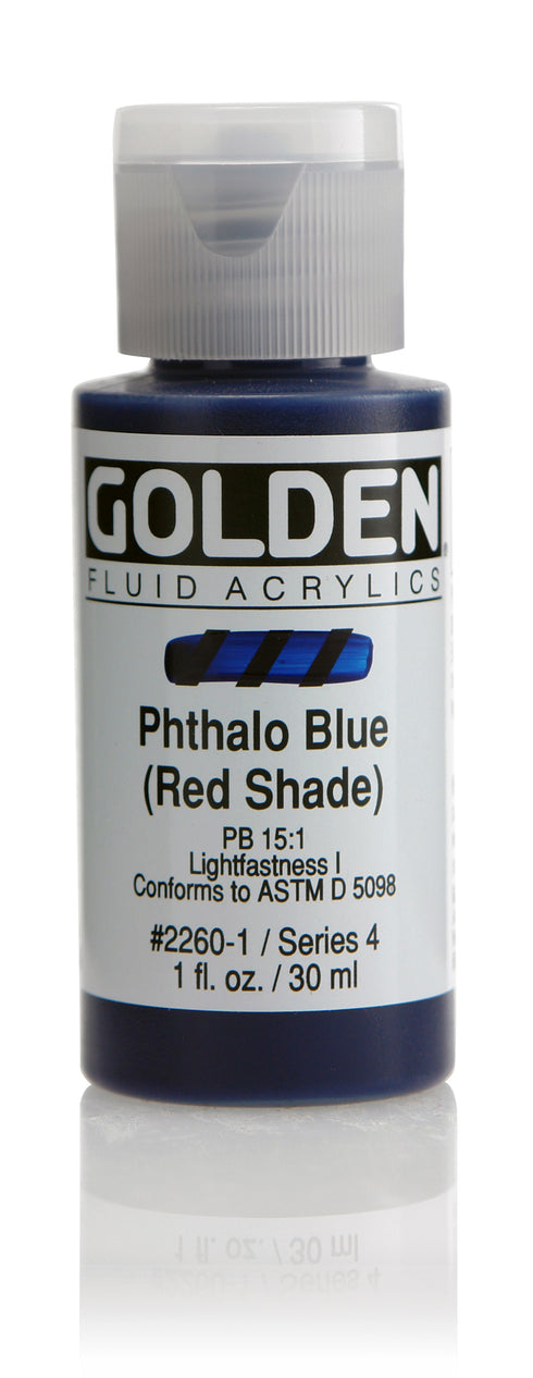 FLUID ACRYLIC PAINT  PHTH BLUE(RS) 1OZ